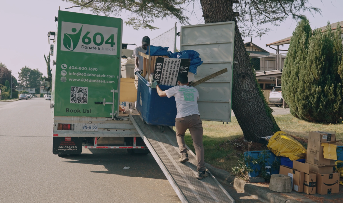 Urgent junk removal Vancouver same day pickup service by 604 Donate It team