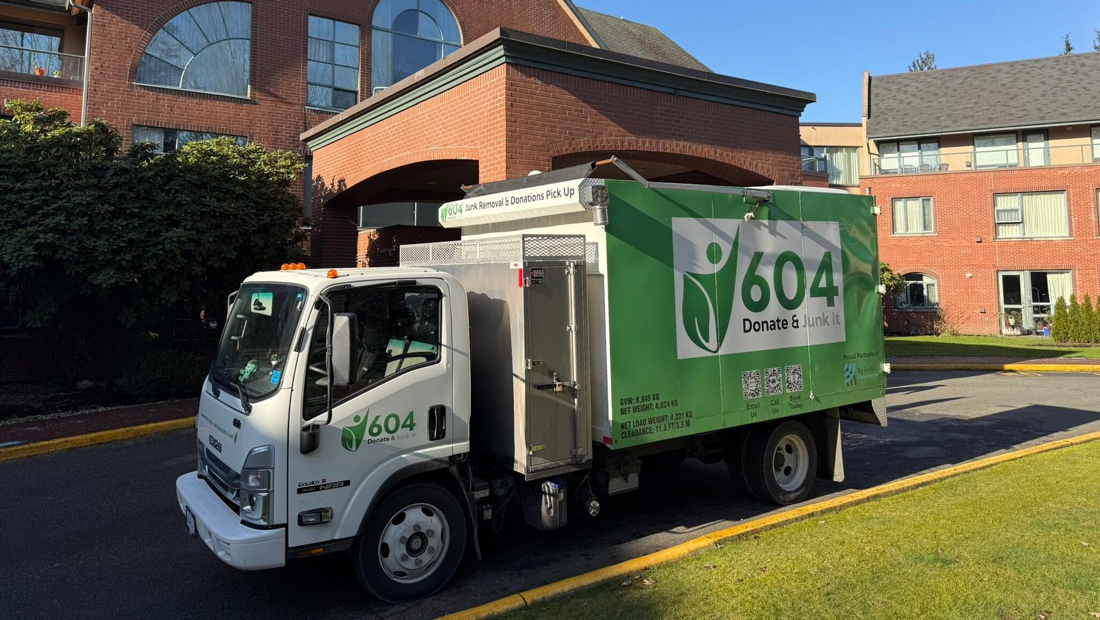 Fast junk removal Vancouver service by 604 Donate It clearing unwanted waste from residential property