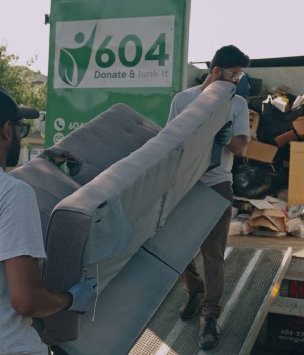 Garage cleanout junk removal Vancouver service by 604 Donate It removing old items and waste